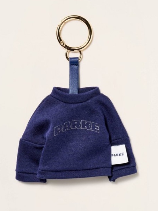 Parke Accessories - NWT Parke x Target Mockneck Sweatshirt Keychain -Navy Blue
